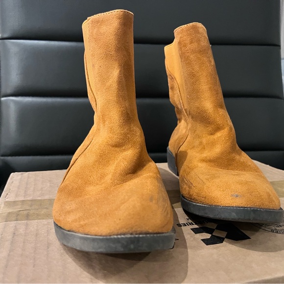 Tan brown women winter boots - Picture 2 of 4